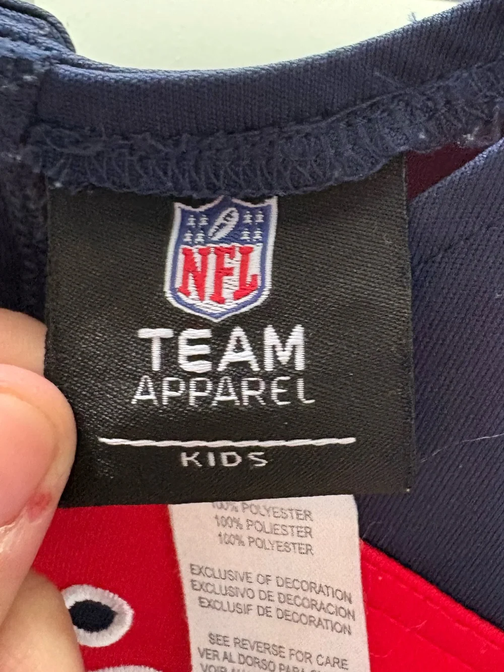NFL Team Apparel toddler New England Patriots cheer dress 2T
